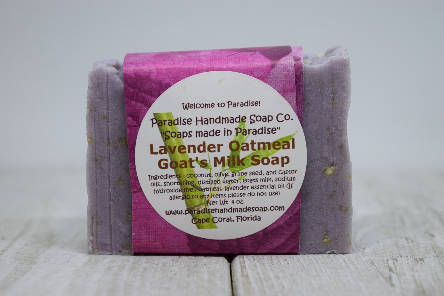 Lavender Oatmeal Goats Milk Soap – Paradise Handmade Soap Co.