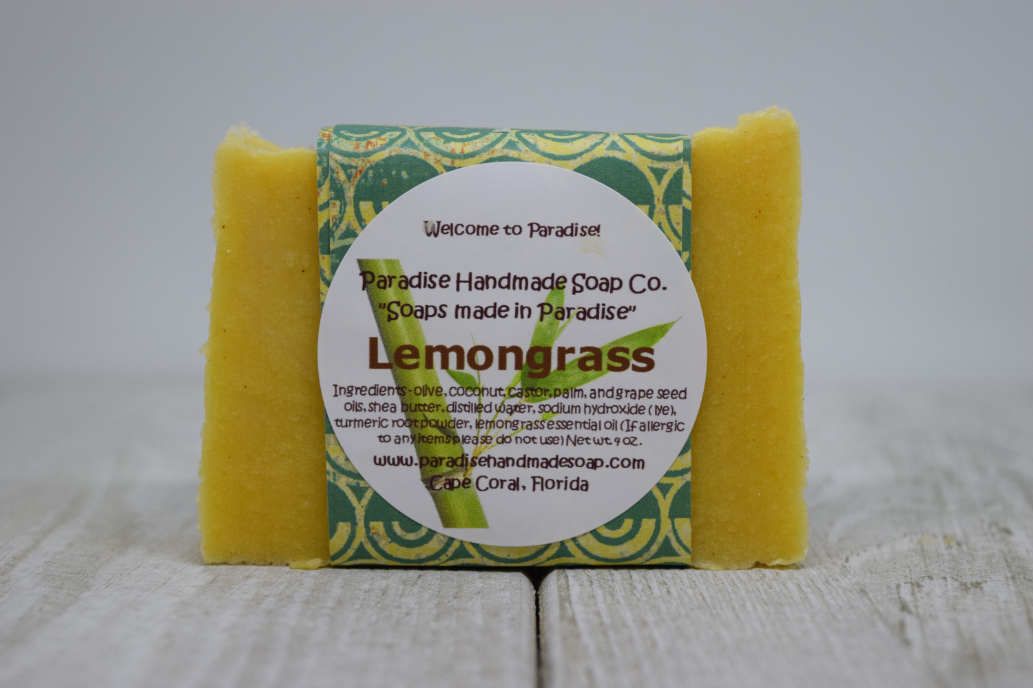 Lemongrass Soap – Paradise Handmade Soap Co.
