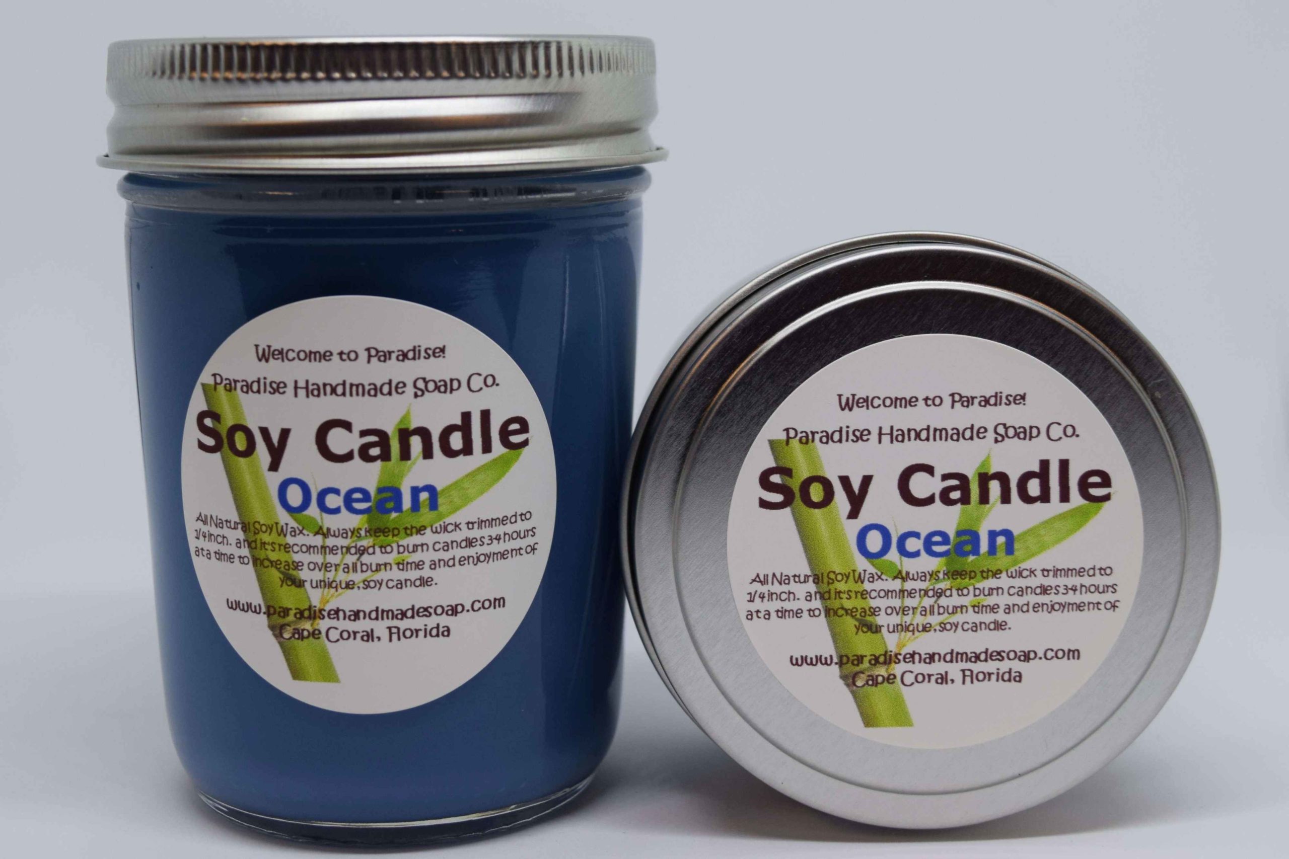 Ocean Candle – Paradise Handmade Soap Co.