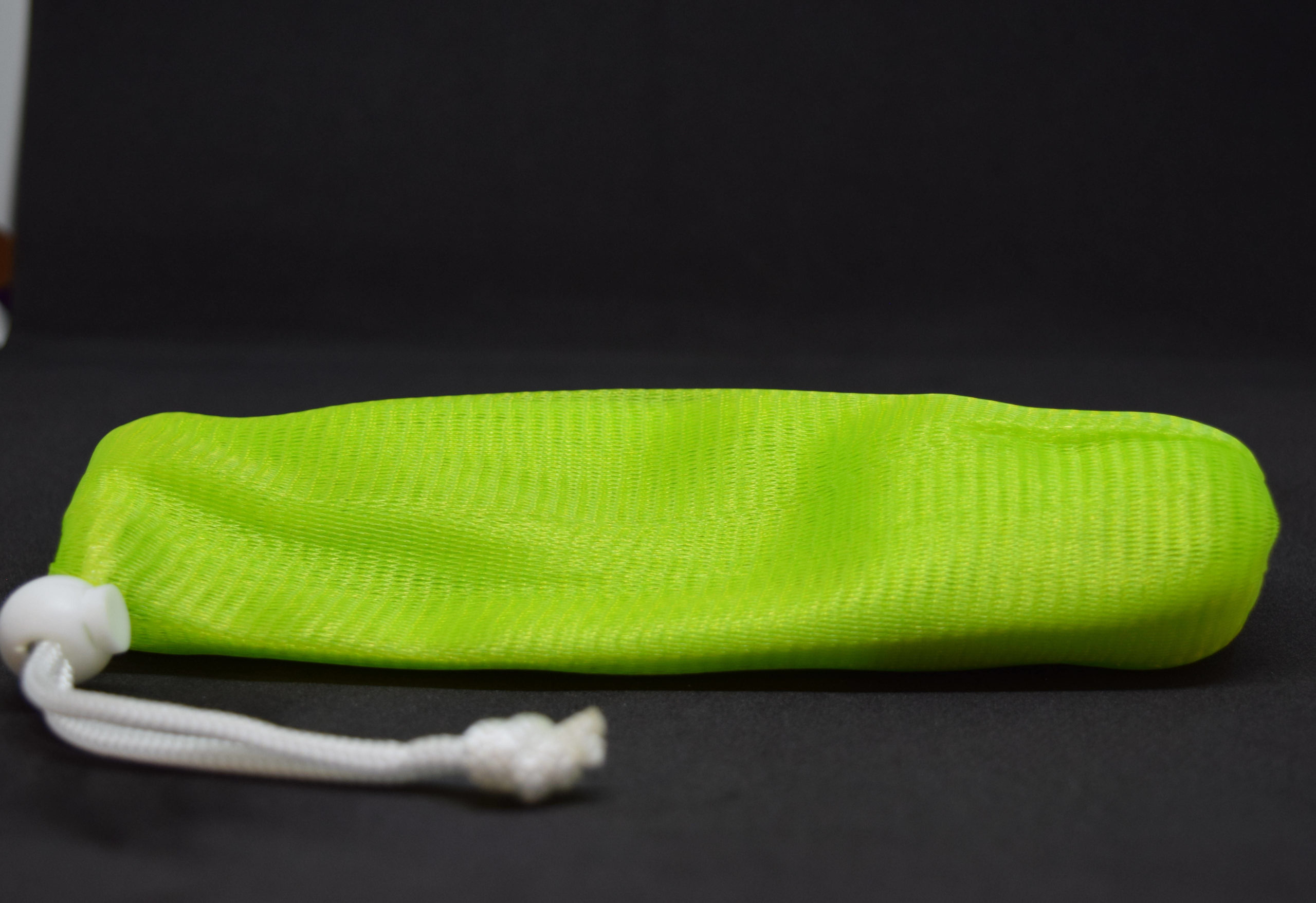 Green Exfoliating Mesh Soap Pouch