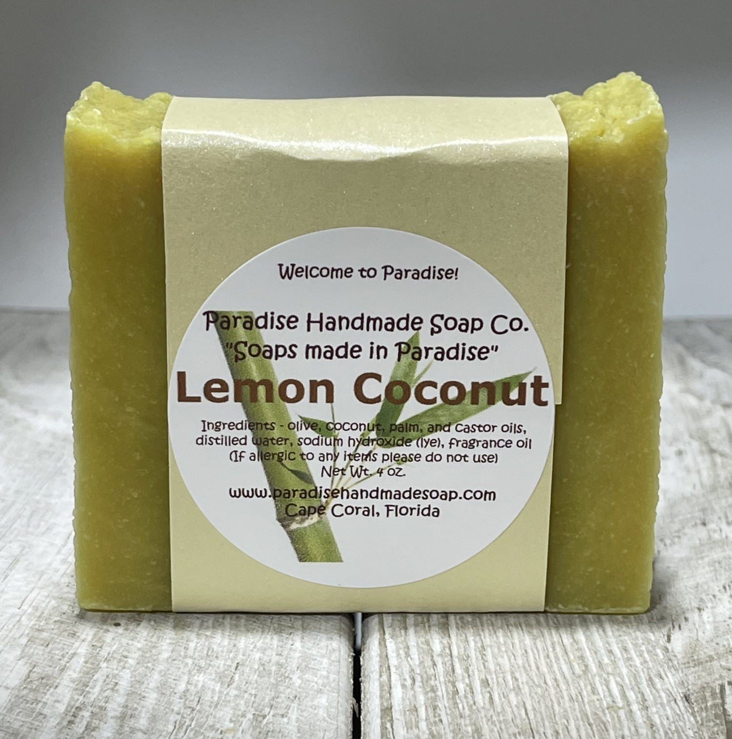 Lemon Coconut Soap
