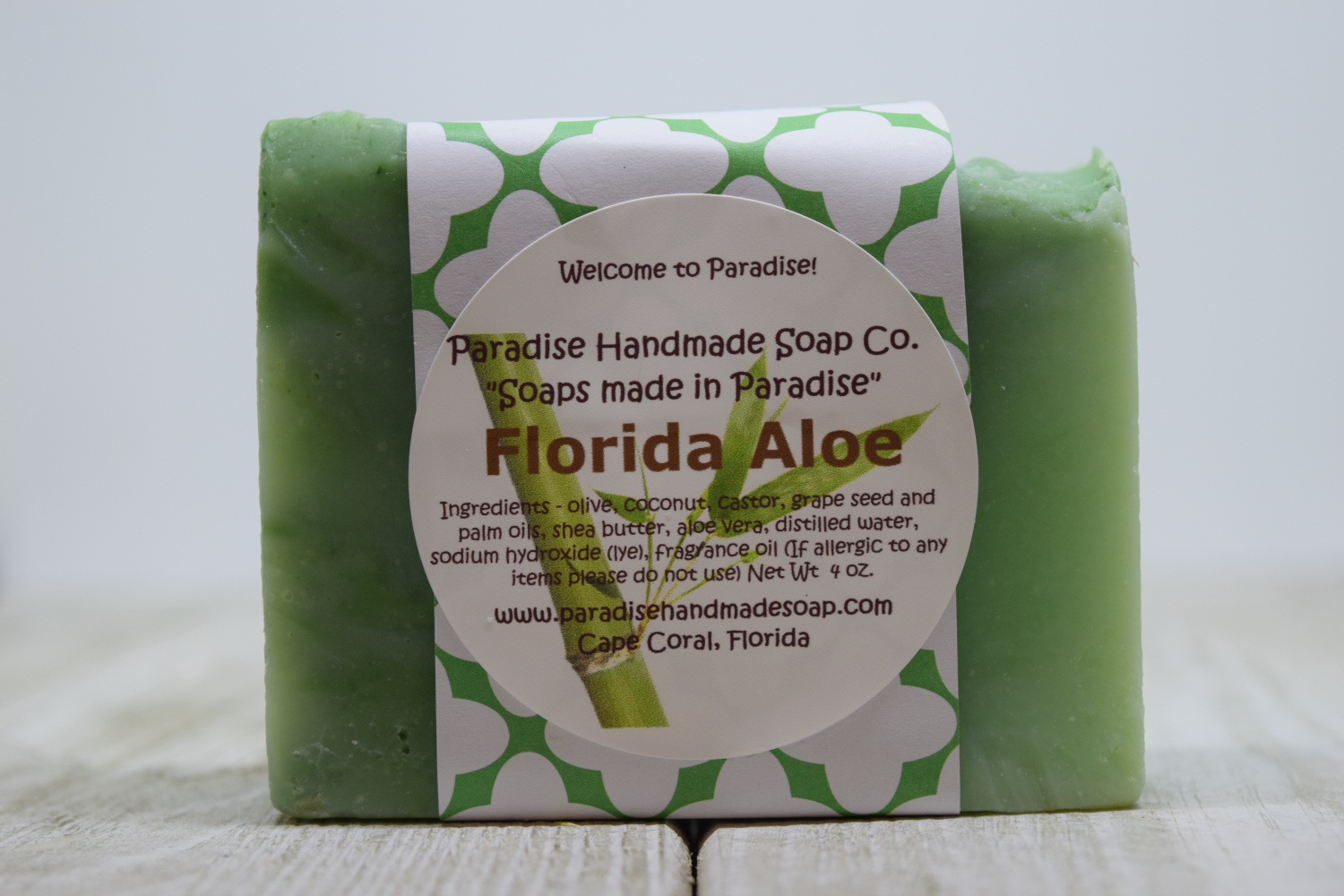 Florida Aloe Soap – Paradise Handmade Soap Co.